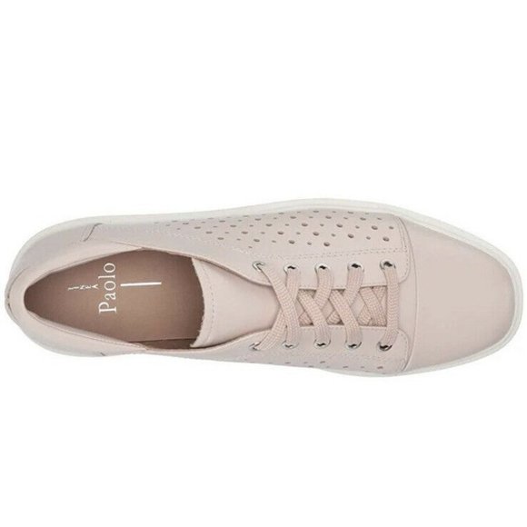 NEW Linea Paolo Kendra Platform Lace Up Casual Sneaker Pale Pink Suede - Picture 9 of 9